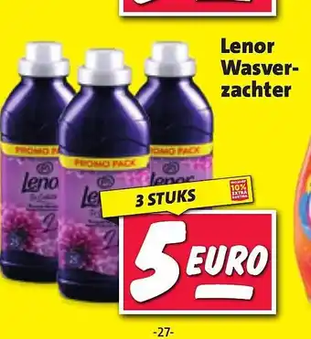 Nettorama Lenor wasverzachter aanbieding