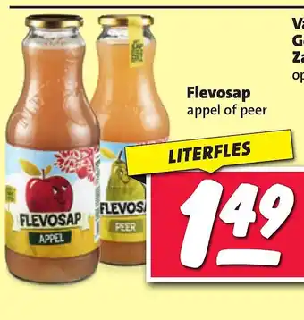 Nettorama Flevosap appel of peer aanbieding