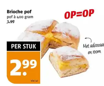 Poiesz Brioche pof aanbieding