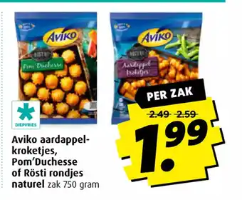 Boni Aviko aardappelkroketjes 750 gram aanbieding