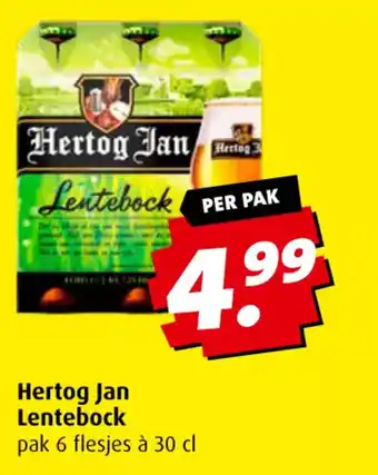 Boni Hertog Jan lentebock 6 flesjes a 30 CL aanbieding