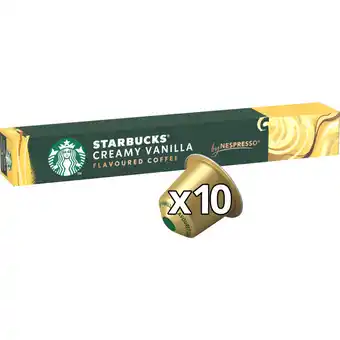 Albert Heijn Starbucks nespresso creamy vanilla capsules aanbieding