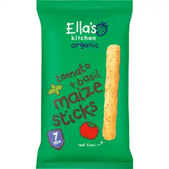 Albert Heijn Ella's kitchen melty sticks tomaat basilicum 7+mnd aanbieding