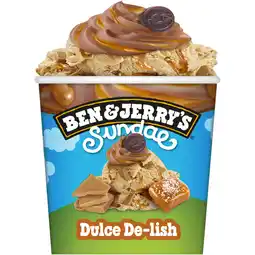 Albert Heijn Ben & jerry's sundae dulce de-lish aanbieding