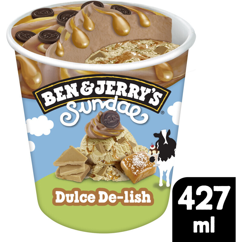 Ben & jerry's sundae dulce delish aanbieding bij Albert Heijn