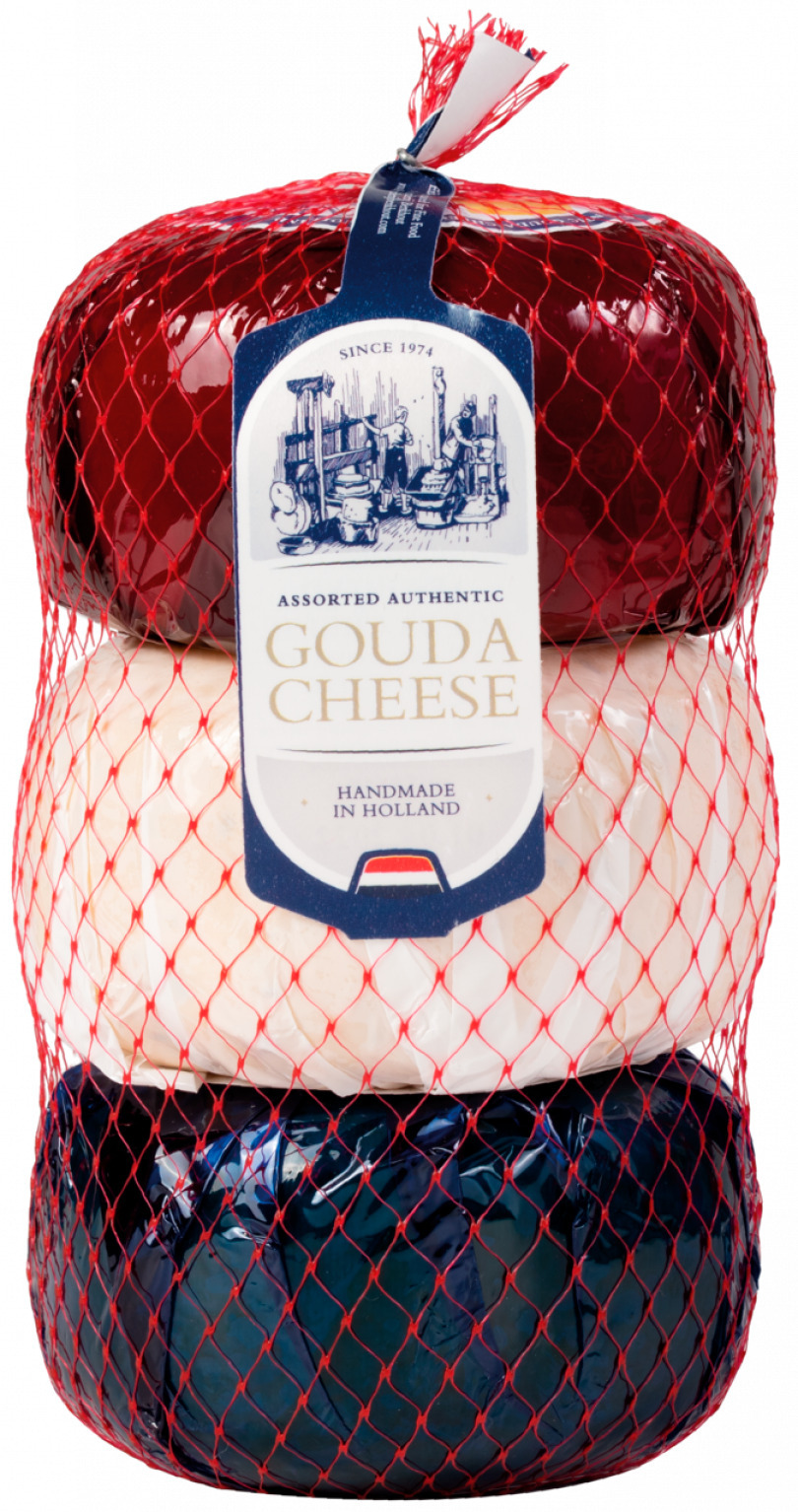Dutch gouda cheese 3x400 g aanbieding bij Schiphol