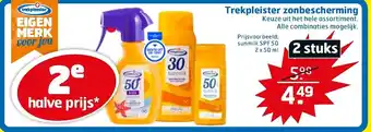 Trekpleister Zonbescherming aanbieding