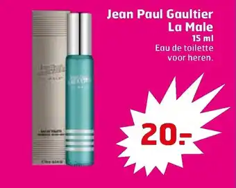 Trekpleister Jean paul gaultier la male 15ml aanbieding