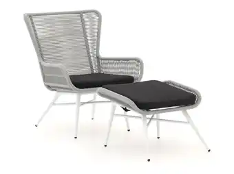 Kees Smit Intenso solara lounge tuinstoel met voetenbank - laagste prijsgarantie! aanbieding