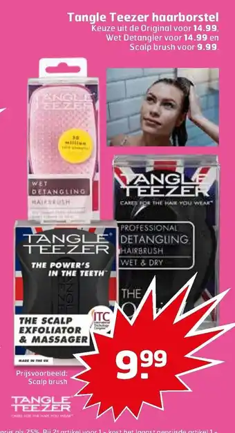 Trekpleister Tangle teezer haarborstel aanbieding