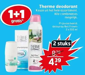 Trekpleister Therme deodorant aanbieding