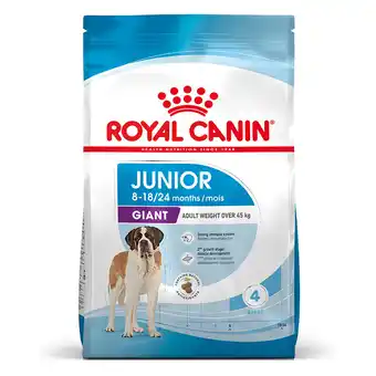 Zooplus 2x15kg giant junior royal canin hondenvoer aanbieding