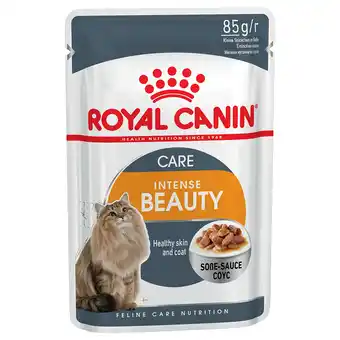 Zooplus Royal canin hair & skin care - bestel ook natvoer: 12 x 85 g royal canin intense beauty in saus aanbieding