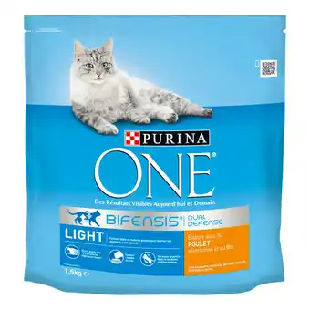 Zooplus 1.5 kg purina one light chicken droogvoer voor katten aanbieding