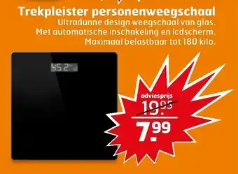 Trekpleister Personenweegschaal aanbieding