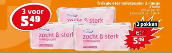 Trekpleister Toiletpapier 3-laags aanbieding