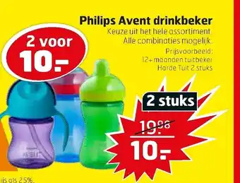 Trekpleister Philips aent drinkbeker aanbieding