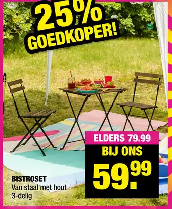 Big Bazar Bistroset aanbieding