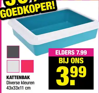 Big Bazar Kattenbak aanbieding