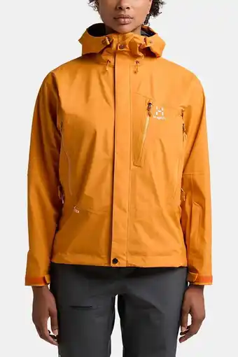 Bever Haglöfs astral gtx jacket women geel aanbieding