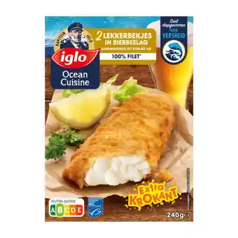 Coop Iglo ocean cuisine lekkerbekjes in bierbeslag aanbieding
