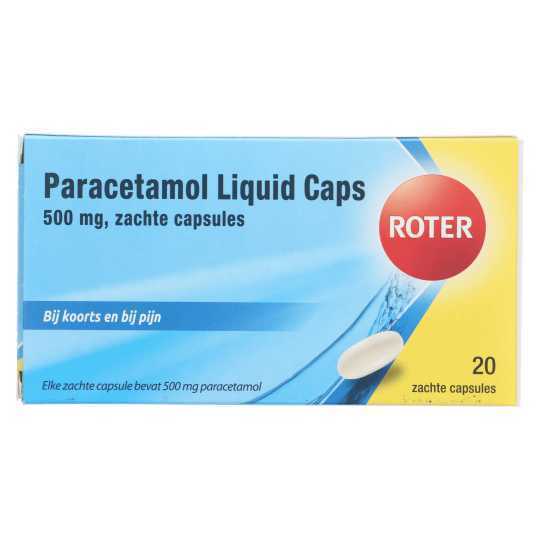 Roter paracetamol liquid caps 500 mg aanbieding bij Coop