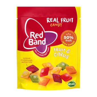 Coop Red band real fruit candy fruit & citrus aanbieding