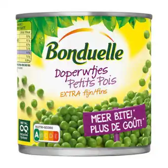 Coop Bonduelle doperwtjes extra fijn aanbieding