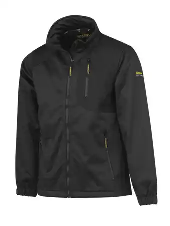 HBM Machines Storvik zeus softshell werkjas zwart maat xl aanbieding