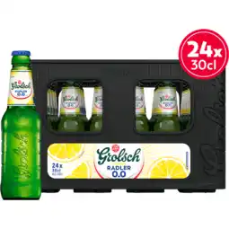 Jumbo Grolsch 0.0% radler citroen flessen 24 x 300ml aanbieding