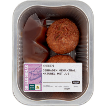 Jumbo Jumbo gebraden gehaktbal 300g aanbieding