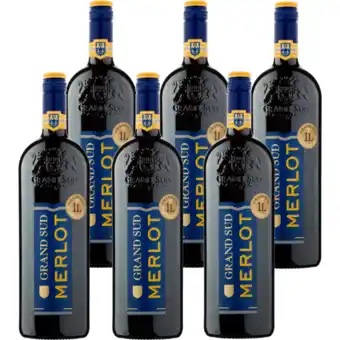 Jumbo Grand sud - merlot - 6 x 1l aanbieding