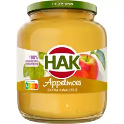 Jumbo Hak appelmoes extra kwaliteit 700g aanbieding