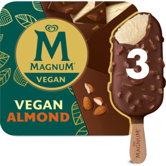 Jumbo Magnum ijs vegan almond 3 x 90ml aanbieding