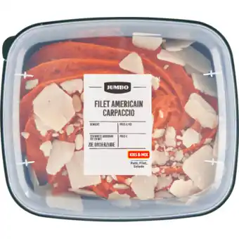 Jumbo Jumbo filet americain carpaccio 150g aanbieding