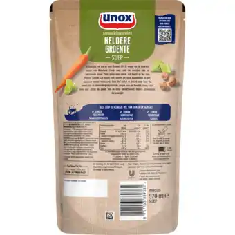 Jumbo Unox soep in zak groentesoep 570ml aanbieding