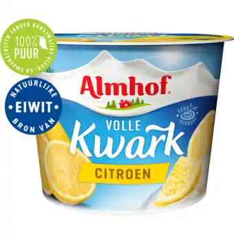 Jumbo Almhof volle kwark citroen 500g aanbieding