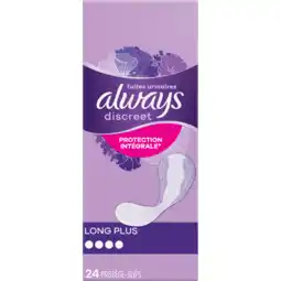 Jumbo Always discreet long+ incontinentie inlegkruisjes aanbieding
