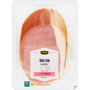 Jumbo Jumbo bacon gerookt 115g aanbieding