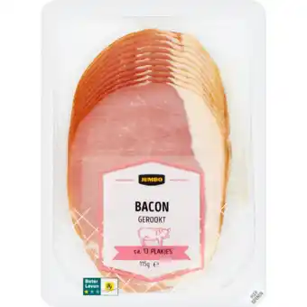 Jumbo Jumbo bacon gerookt 115g aanbieding