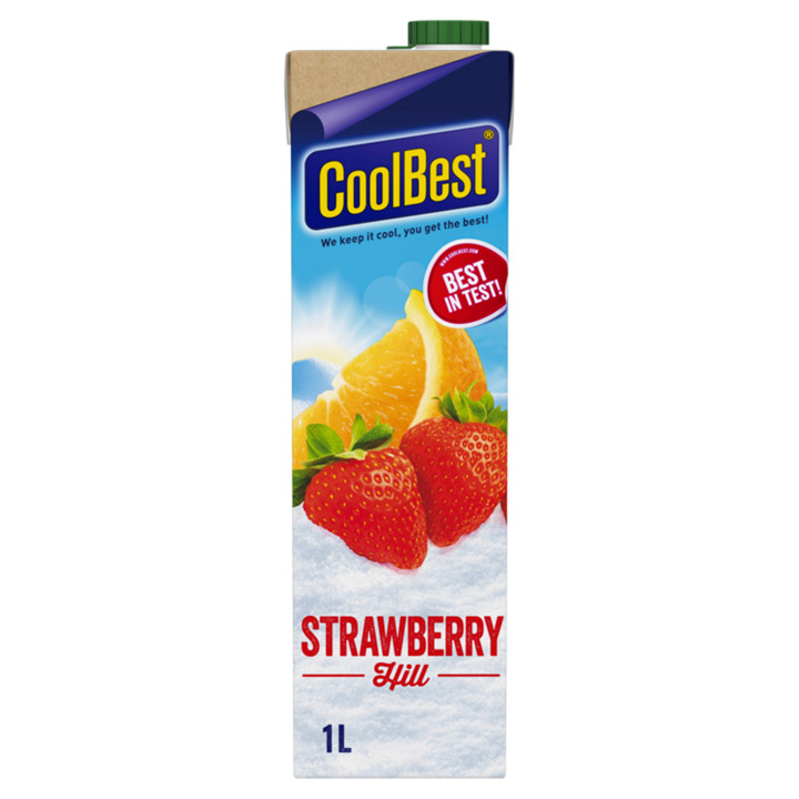 Jumbo Coolbest strawberry hill 1l aanbieding