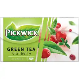 Jumbo Pickwick cranberry groene thee 20 stuks aanbieding