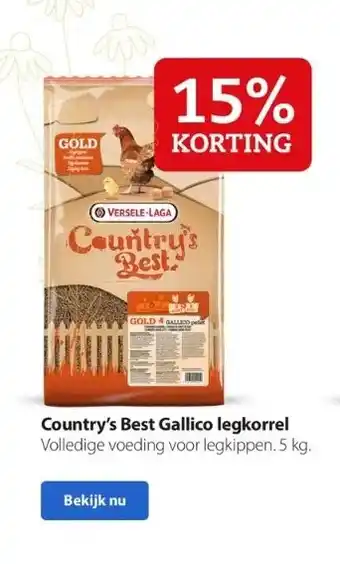 Boerenbond Country's best gallico legkorrel aanbieding