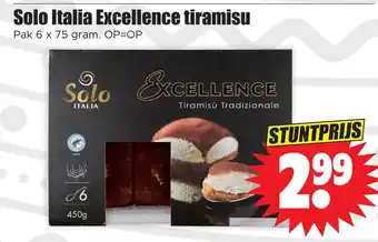 Dirk Solo italia excellence tiramisu aanbieding