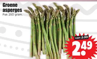 Dirk Groene asperges aanbieding