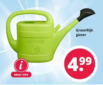 GroenRijk GroenRijk Gieter aanbieding