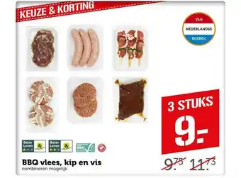 CoopCompact BBQ Vlees, Kip En Vis aanbieding