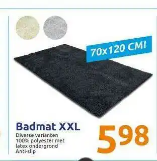 Action Badmat XXL aanbieding