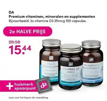 DA DA Premium Vitaminen, Mineralen En Supplementen aanbieding