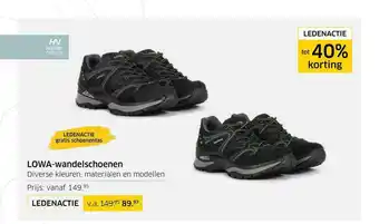 ANWB Lowa-Wandelschoenen Tot 40% Korting aanbieding